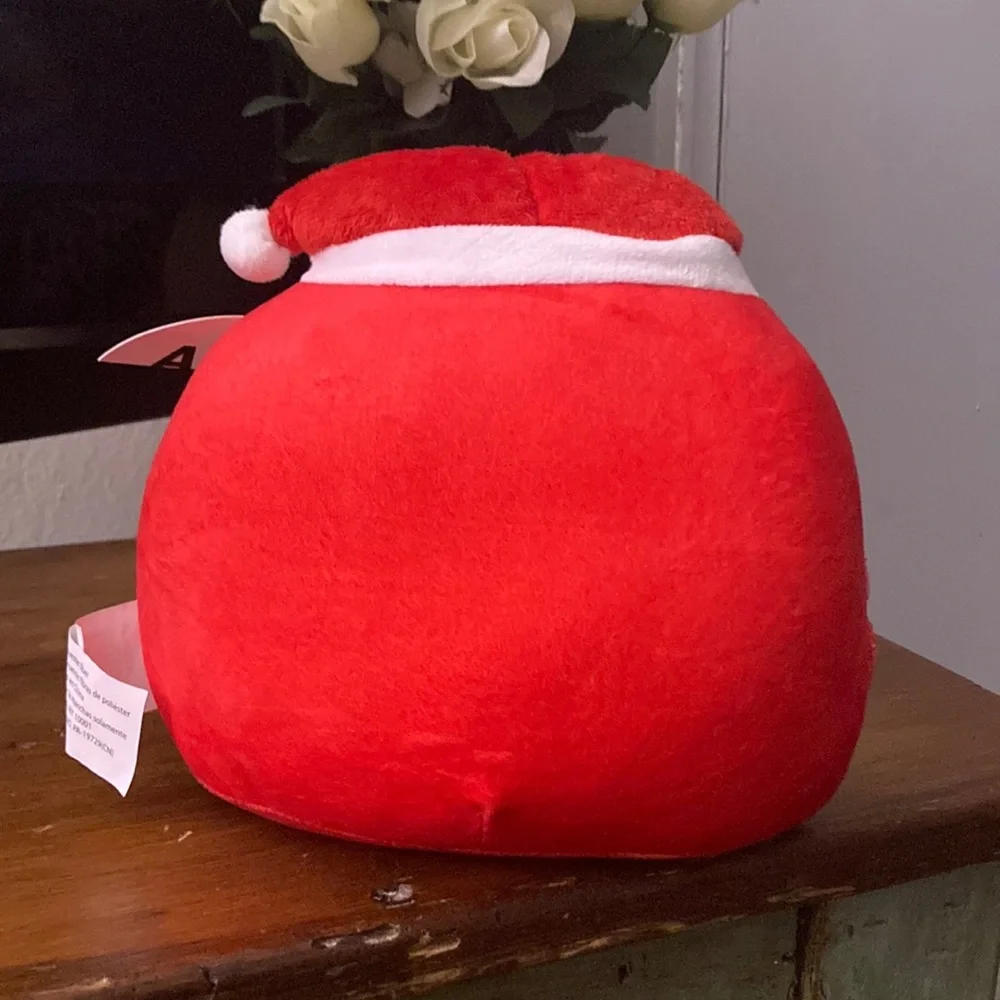 NWT Adorable Christmas Holiday Santa 🎅🏻 Smushie Pillow w/ Hat & Belt